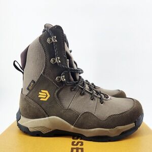 Lacrosse Mens 9 Ridgeback 8" Brown Waterproof Leather Nylon Hiking Boots 504220